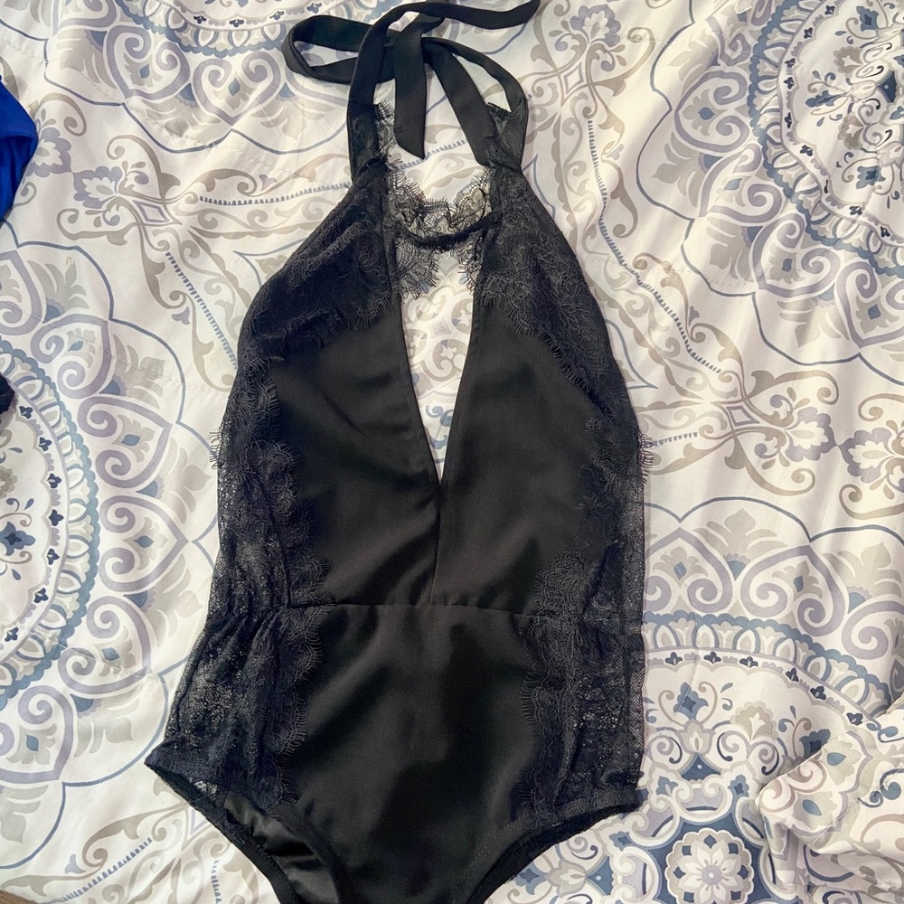 Halter top body suit
